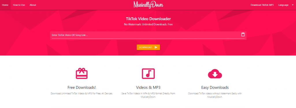 MusicallyDown -TikTok Video Downloader