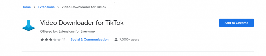 TikTok Downloader (Chrome plugin)