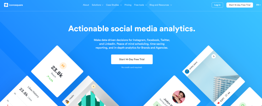 Iconosquare -Facebook analytics tools
