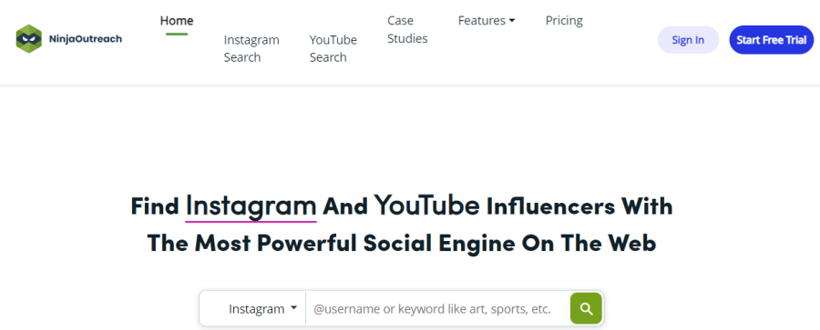 NinjaOutreach for influencer outreach tool 